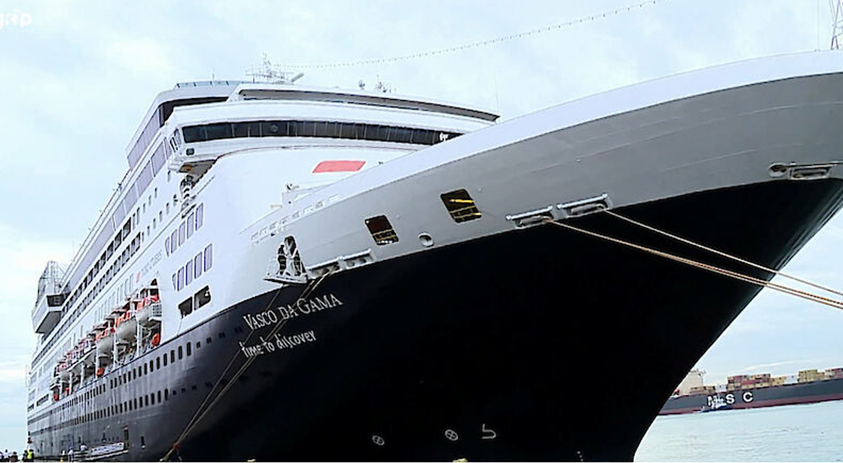 Angola received more than 1400 international tourists on board four cruise ships in April